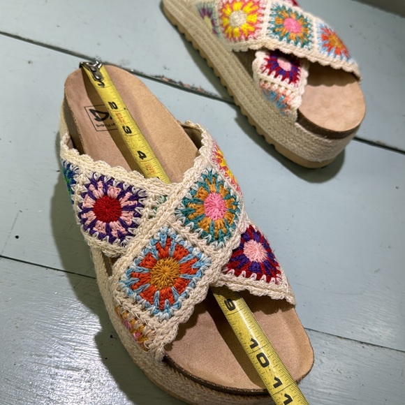 Dirty Laundry Plays Crochet Platform Sandals - Picture 8 of 9